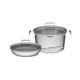 Sada nádobí Gourmet Magic s cedníkem, nerez, 4 díly