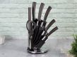 Sada nožů Berlingerhausve stojanu, carbon, 8 ks