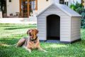 Curver Bouda pro psy Dog House šedá, 95 x 99 x 99 cm