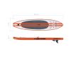 Paddleboard Capriolo, 335 x 75 x 15 cm, oranžový
