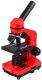 Mikroskop Levenhuk Rainbow, 2 L, zvětšení 400 x, červený