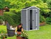 Zahradní domek Keter, s podlahou, 4 x 3 m, šedý