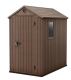 KETER Zahradní domek Darwin, 1,26 x 2,05 x 1,84 m, hnědý