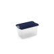 Box KIS W Box S transparentní, indigo modrá, 38 x 23 x 25 cm