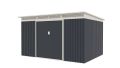 G21 Zahradní domek GRAH, 915 - 340 x 269 cm, antracitový