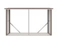 G21 Přístřešek na dřevo WOH, 682 - 302 x 119 cm, hnědý