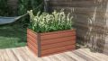 G21 Vyvýšený záhon Daisy, 100 x 80 x 52 cm, plechový, hnědý