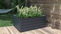 G21 Vyvýšený záhon Daisy, 120 x 90 x 52 cm, antracit