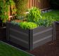 Vyvýšený záhon G21 Crop Duo, 106 x 106 x 57, WPC, Eben