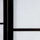 Paraván STILISTA 180 x 156 cm - černý