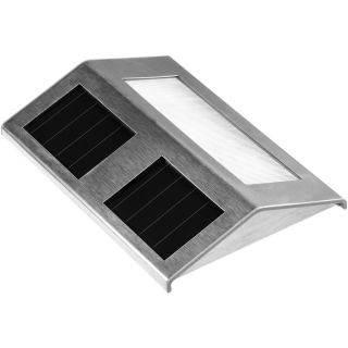 Solární LED zahradní svítidlo Garth z nerezové oceli