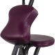 Masážní židle Movit skládací vínová 8,5 kg