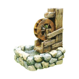 Zahradní kašna -  fontána vodní kolo