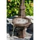 Zahradní kašna - fontána s ruční pumpou, 84,5 x 77 x 100 cm