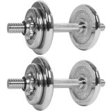 Činkový set MOVIT 20 kg - 2 činky chrom