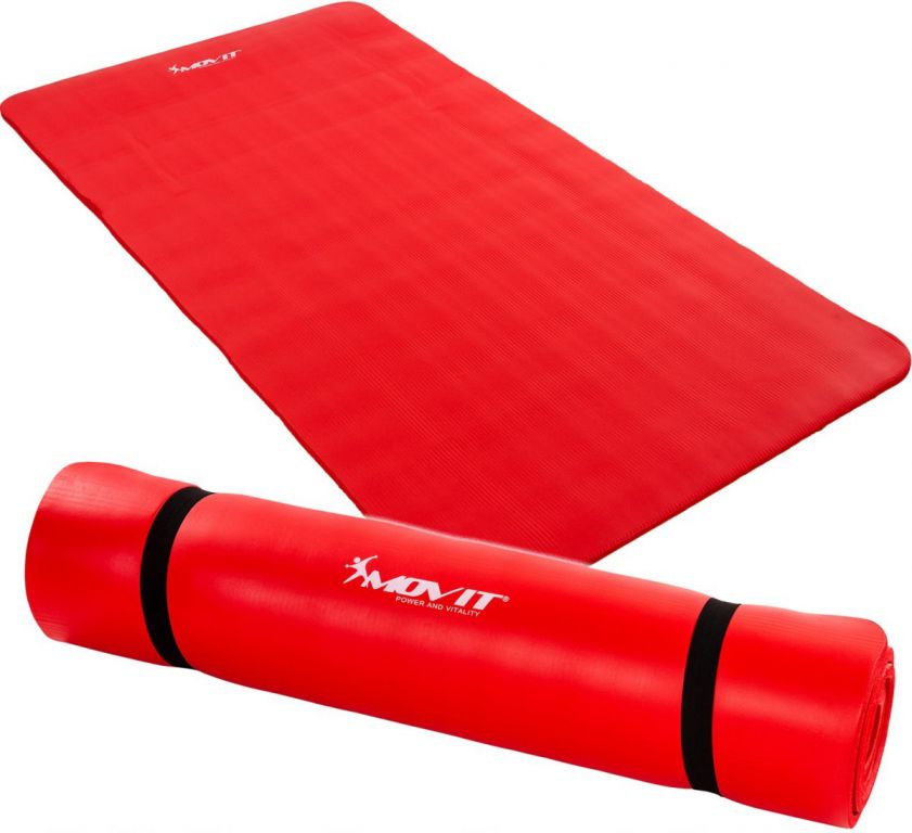 Gymnastická podložka Movit 190 x 100 x 1,5 cm červená