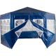 Zahradní párty stan atypický 4 x 2,6 m - modrá
