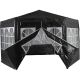 Zahradní párty stan atypický 4 x 2,6 m - černá