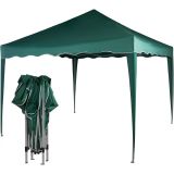 Zahradní párty stan nůžkový 3x3 m - zelený