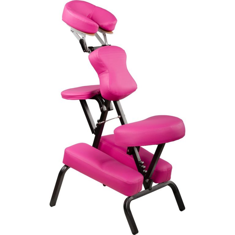 Masážní židle Movit skládací růžová 8,5 kg