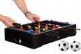 GamesPlanet® Mini stolní fotbálek, 50,5 x 31,5 x 10, černý
