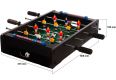 GamesPlanet® Mini stolní fotbálek, 50,5 x 31,5 x 10, černý