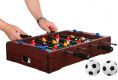 GamesPlanet® Mini stolní fotbálek, 50,5 x 31,5 x 10, tmavá