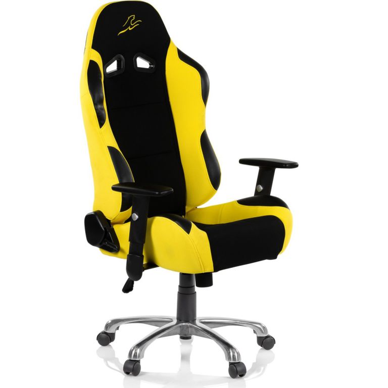 Kancelářská židle Racemaster RS Series - černá/žlutá
