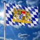 FLAGMASTER® Vlajkový stožár vč. vlajky Bavorsko, 650 cm