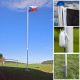 FLAGMASTER®  Vlajkový stožár vč. vlajky ČR, 650 cm