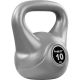 Movit Kettlebell činka, 10 kg, šedá/černá