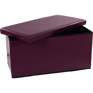 Skládací lavice s úložným prostorem - fialová/lila