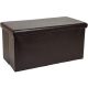 Skládací lavice s úložným prostorem - hnědá