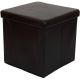 Taburet s úložným prostorem - hnědý