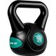 MOVIT Kettlebell činka - 10 kg, černá/petrolejová