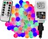Párty osvětlení 10 m, 100 LED diod, barevné, ovladač