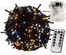 VOLTRONIC Vánoční řetěz 10 m, 100 LED, teplá/studená bílá