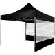 INSTENT PRO Boční stěna s oknem pro stany 3 x 3 m, černá