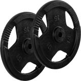 MOVIT sada závaží na činky s úchytem,15 kg, litina