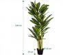 PLANTASIA Umělý strom Dracaena 120 cm, 81 listů