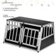 Hliníková přepravní klec pro psy 89 × 69 × 50 cm, 12 kg