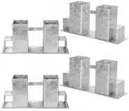 Stilista Pomůcka na stohování palivového dřeva, 4 ks