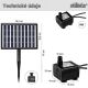 STILISTA Solární čerpadlo 26,5 x 45 cm, 5 W, černá