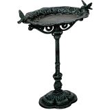 STILISTA Litinová ptačí koupel, 45 x 35 cm, antická zelená