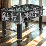 TUNIRO BASIC Stolní fotbálek, 75 kg, černobílý