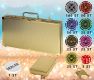 GamesPlanet Poker set Gold Edition, 300 ks žetonů 1 - 1000