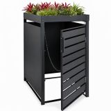 STILISTA Přístřešek na popelnici, 68 x 124 x 80 cm, antracit