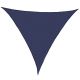 Stínící zahradní plachta trojúhelníková, indigo modrá, 360 cm