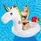 Nafukovací lehátko MAXI jednorožec, 200 x 140 x 115 cm