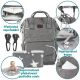 Přebalovací batoh, taška na kočárek Deluxe